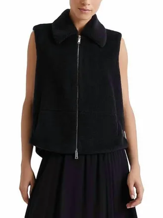 Marella Eugenio Jersey Vest In Black