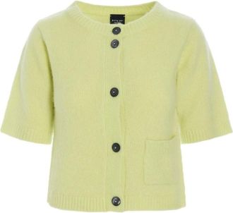 Bitte Kai Rand Gebreid vest - Dames - Truien - Geel - Maat: XL