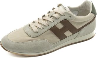 Hogan H699 Sneaker - Heren - Sneakers - Beige - 41 1/2 EU - Schoenen