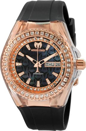 Technomarine Cruise Quartz Crystal Black Dial Ladies Watch TM-121176