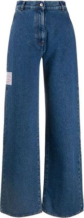 GCDS Mid-wash denim wide leg jeans Size 25/63