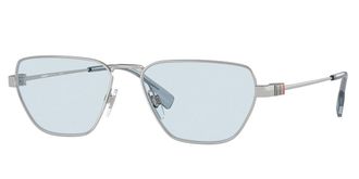 Burberry BE3146 100572 Mens Sunglasses Silver Size 56