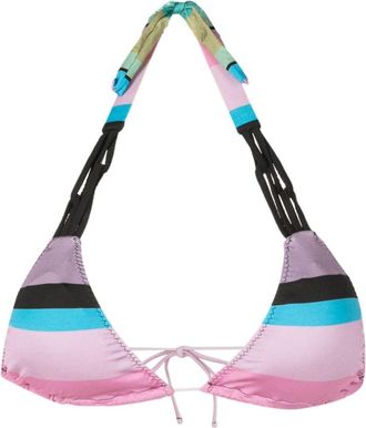 Clube Bossa Pohl striped bikini top - women - Polyamide/Elastane - P - Multicolour