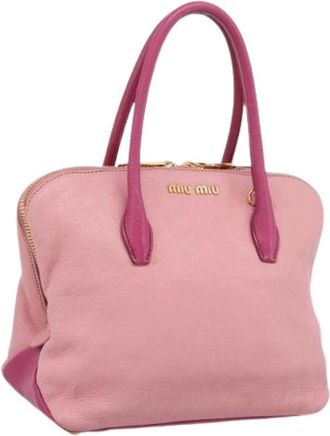 Miu Miu Borsa Tote Pre-owned - - Pre-owned - Donna - Rosa - ONE SIZE