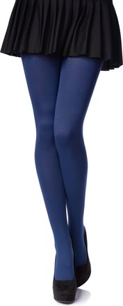 Romartex Opaque 100 Denier Tights, 23 Colours, Sizes S-XL, XL, dark blue