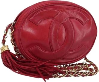 Chanel Pre-owned Cross Body Bags, female, Red, Size: ONE SIZE Pre-owned Vintage Shoulder Bag