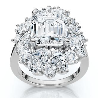 Pompeii3 Certified 7Ct High Jewelry Diamond Ring 14k Gold Lab Grown