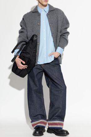 Loewe Straight-leg Jeans, Mens, Navy Blue