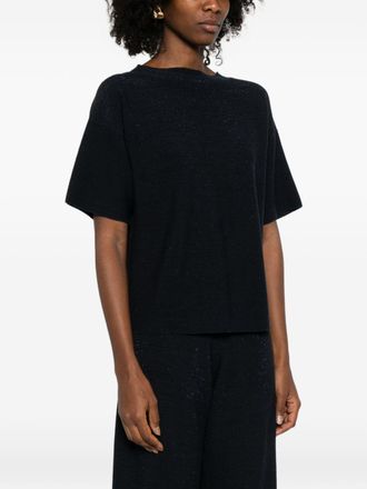 Fabiana Filippi Wool and Cotton Knit Sweater - Black
