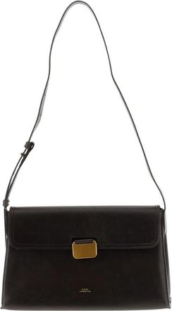 A.P.C. Schoudertas - Dames - Schoudertassen - Bruin - ONE Size - Leer - Tassen
