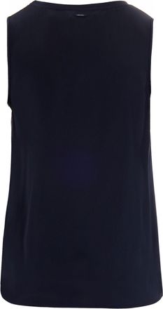 Max Mara Womens Camisole Acetate Night Blue Top