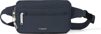 Baggallini Securtex Classic Anti-Theft Belt Bag Sling in French Navy at Nordstrom