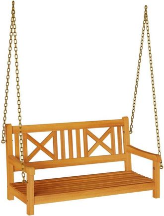 vidaXL Vidaxl - Garden Swing Bench Brown 119 x 35 x 47cm Solid Acacia wood