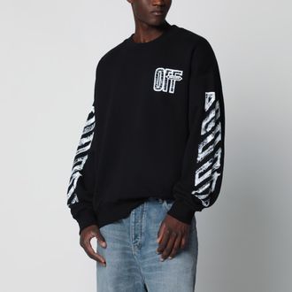 Off-white Black Motion Arrow Skate cotton sweatshirt