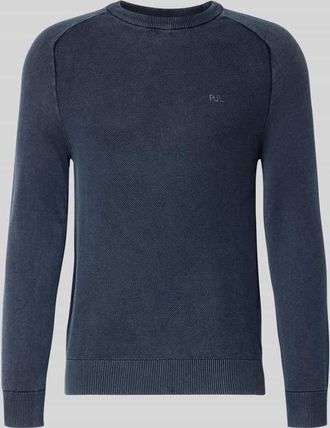Pepe Jeans London Regular Fit Pullover aus reiner Baumwolle Modell FLEET in Jeansblau, Gr&ouml;&szlig;e XXL