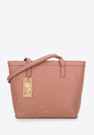 Wittchen Dames shopper van eco-leer met stiksel