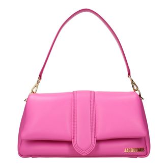 Jacquemus Pink Leather Shoulder Womens Bag