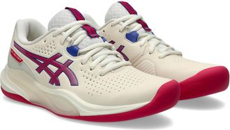 Asics Tennisschuh ASICS GEL-CHALLENGER 15 INDOOR, Damen, Gr. 39,5, rosa (cream, bright rose), Synthetik, Schuhe Tennisschuh, f&uuml;r Teppichb&ouml;den