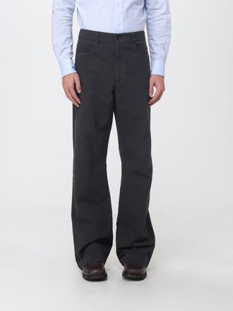 Dries Van Noten Pantaloni wide leg in cotone a cinque tasche con passanti