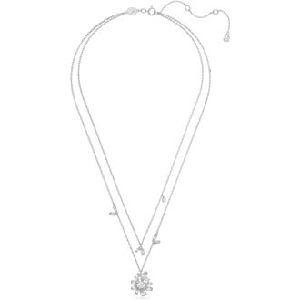 Swarovski Gema Gelaagde Ketting - Dames - Kettingen - Grijs - ONE Size - Accessoires