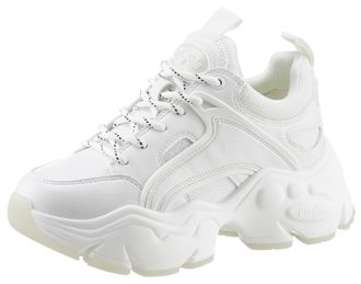 Buffalo Sneaker »BINARY« in monochromer Optik, Freizeitschuh, Halbschuh, Schnürschuh