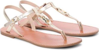 Tommy Hilfiger Platte leren teensandalen