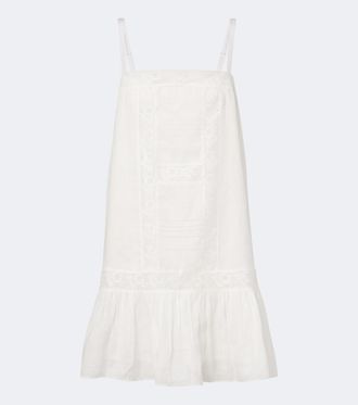 Veronica Beard Naderah ramie minidress