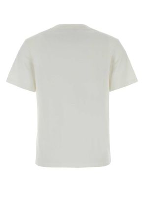 Loewe Logo-Print Cotton Blend T-Shirt - White