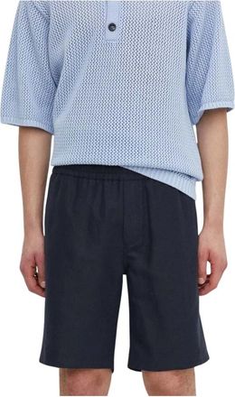 Sams&oslash;e & Sams&oslash;e Smith Shorts - Heren - Korte Broeken - Blauw - 2XL - Katoen - Korte Broeken