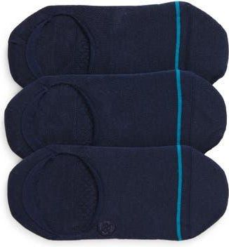 Stance Icon 3-Pack No-Show Liner Socks in Darknavy at Nordstrom Rack, Size Large