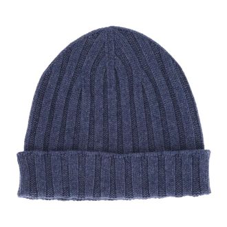 FILIPPO DE LAURENTIIS Cappello - unisex - Accessoires - Blauw - Maat: ONE Size Wol