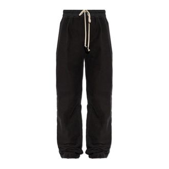 Rick Owens Broeken, Heren, Zwart, L, Katoen, Dietrich Drawstring