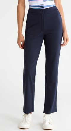 G/Fore Ponte Slim Fit Trousers in Twilight at Nordstrom, Size 12