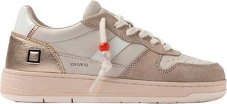 D.A.T.E. Court Sneakers 2.0 Vintage Calf Ivory