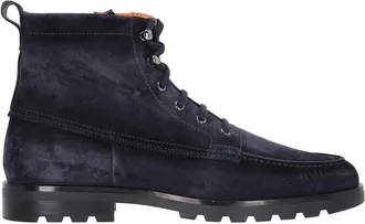 Santoni Anti-Slip Sole Suede Ankle Boots