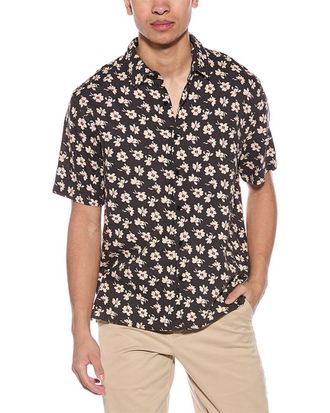 Vince Abstract Daisies Shirt