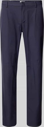 Roy Robson Slim Fit Chino mit Bundfalten in Marine, Gr&ouml;&szlig;e 50