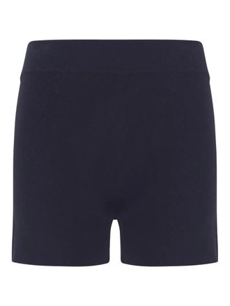 Extreme Cashmere N&ordm;450 bummy high-waisted shorts - Blue