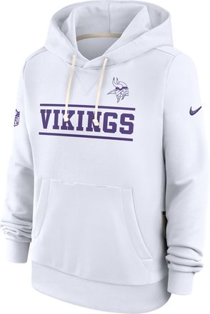 Nike Minnesota Vikings Sideline Standard Issue Alt Nike Womens Dri-FIT NFL Pullover Hoodie in White | 03C310A9M-SWS