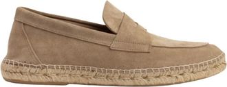 Abarca Mocassin Serraje - Heren - Loafers - Beige - 45 EU - Leer - Schoenen