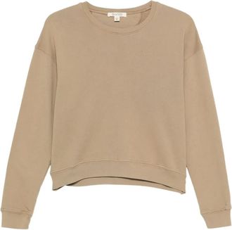Nili Lotan Gortana long-sleeves sweatshirt - women - Cotton - L - Brown