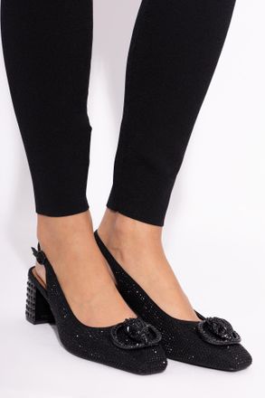 Kurt Geiger Chelsea Block High Heel Shoes, Womens, Black