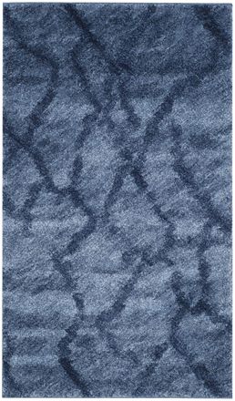 Safavieh Alfombra azul/azul marino 122 x 183 cm