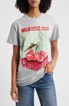 Vinyl Icons Cherry Good Graphic T-Shirt in Heather Grey at Nordstrom Rack, Size Small