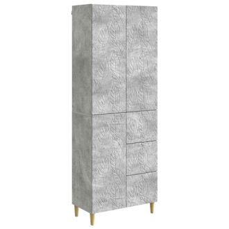 vidaXL 2 Uds. Gris Hormig&oacute;n Vidaxl