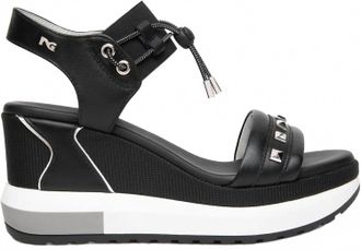 Nero Giardini Womens Jade Wedge Sandals In Nero