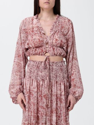 Aniye By Top cropped Amelia Aniye By in georgette stampato