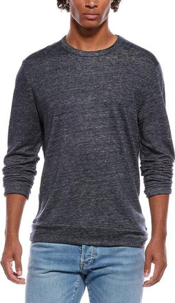 Onia Terry Linen-Blend Crewneck Sweatshirt