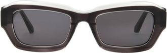 Calvin Klein Grey Square Unisex Sunglasses CKJ24608S 050 52