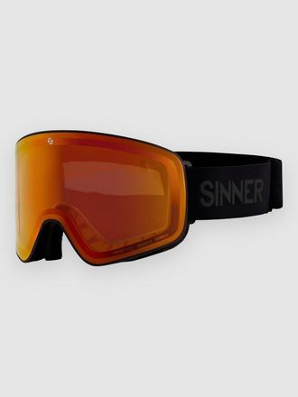 Sinner Snowghost Matte Black Goggle trans+